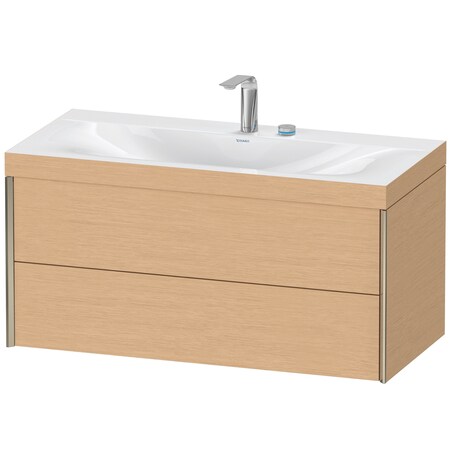 Duravit Xviu C-Bonded Wall-Mounted Vanity Brushed Oak XV4616EB112C